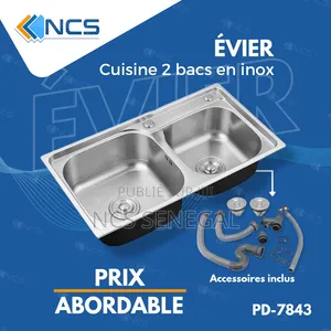 Évier De Cuisine 2 Bacs