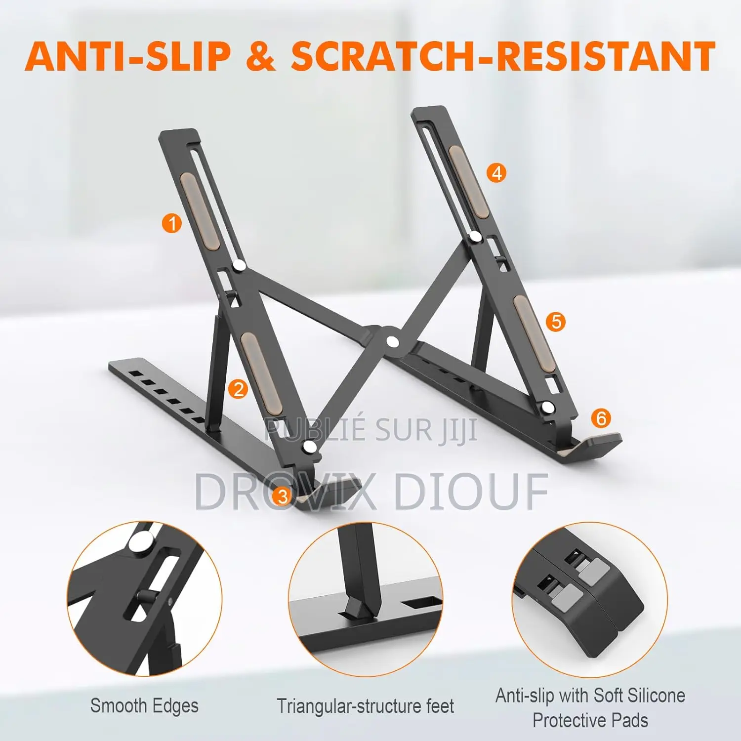 Support d'Ordinateur Portable en Métal