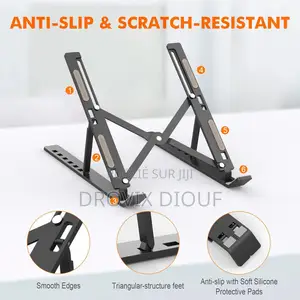 Support d'Ordinateur Portable en Métal