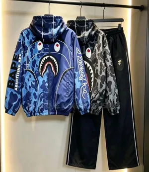 Ensemble Bape Pantalon Capuche Toile Disponible