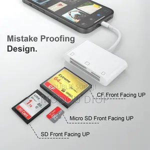 Adaptateur Lecteur Carte CF Et SD Pour iPhone Et Android