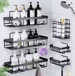 Ensemble 5 Pièces De Rangements Pour Salle De Bain