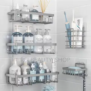 Ensemble 5 Pièces De Rangements Pour Salle De Bain