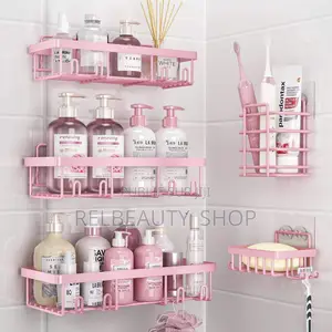 Ensemble 5 Pièces De Rangements Pour Salle De Bain