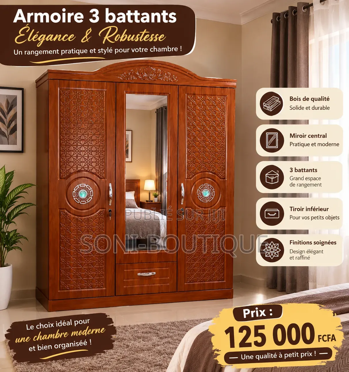 Armoire 3 Battants