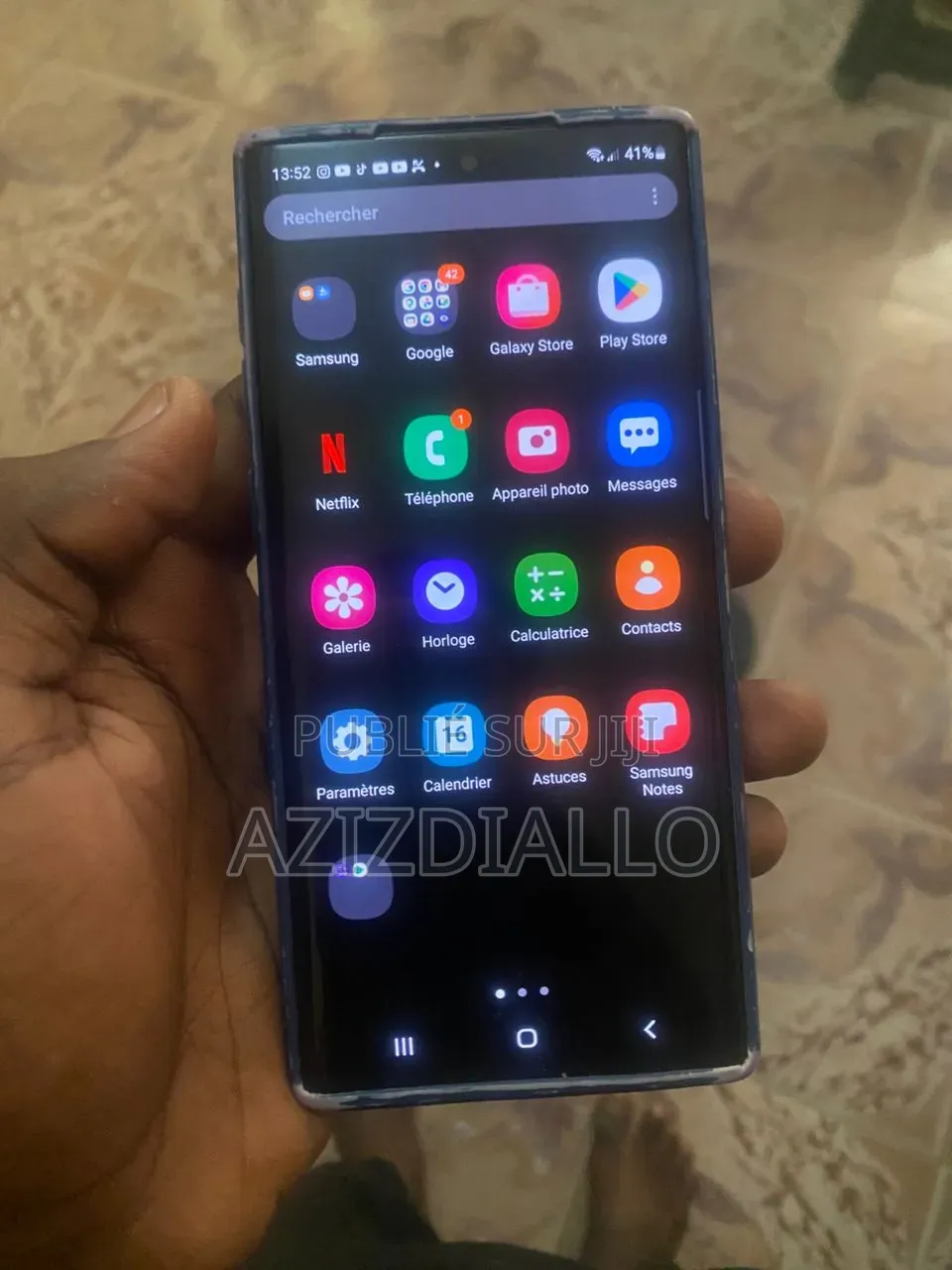 Samsung Galaxy Note 10 5G 256 GB Noir