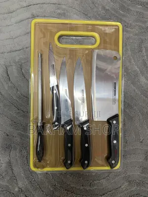 Ensemble Couteaux De Cuisine Avec Plateau