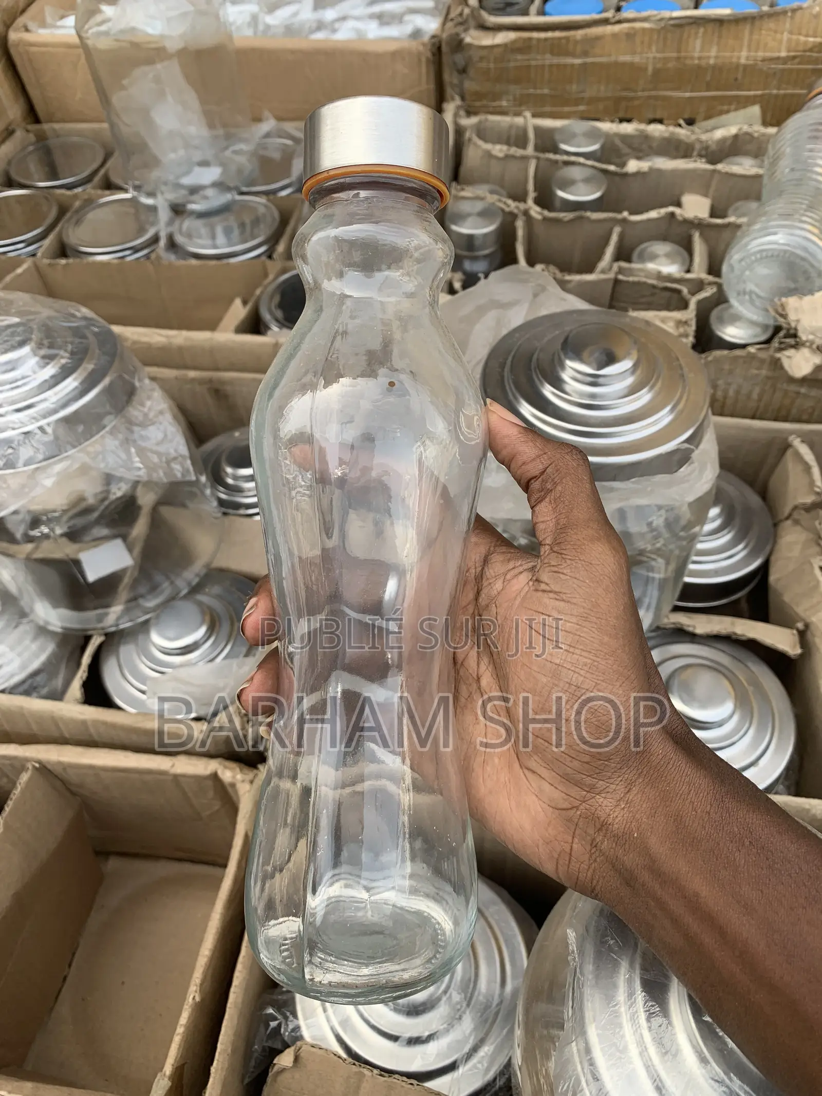 Bouteille d'Eau en Verre 500 Ml Réutilisable