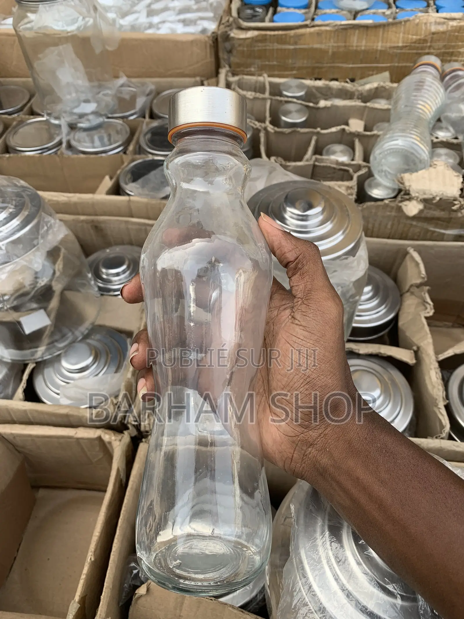 Bouteille d'Eau en Verre 500 Ml Réutilisable