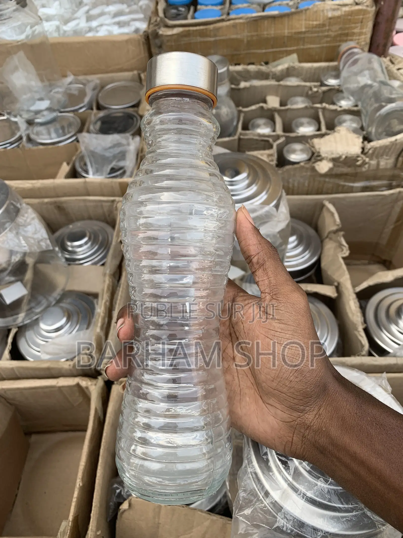 Bouteille d'Eau en Verre 500 Ml Réutilisable