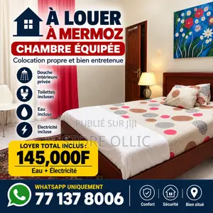 Meublé Studio dans Mermoz Sacré-Cœur à Louer