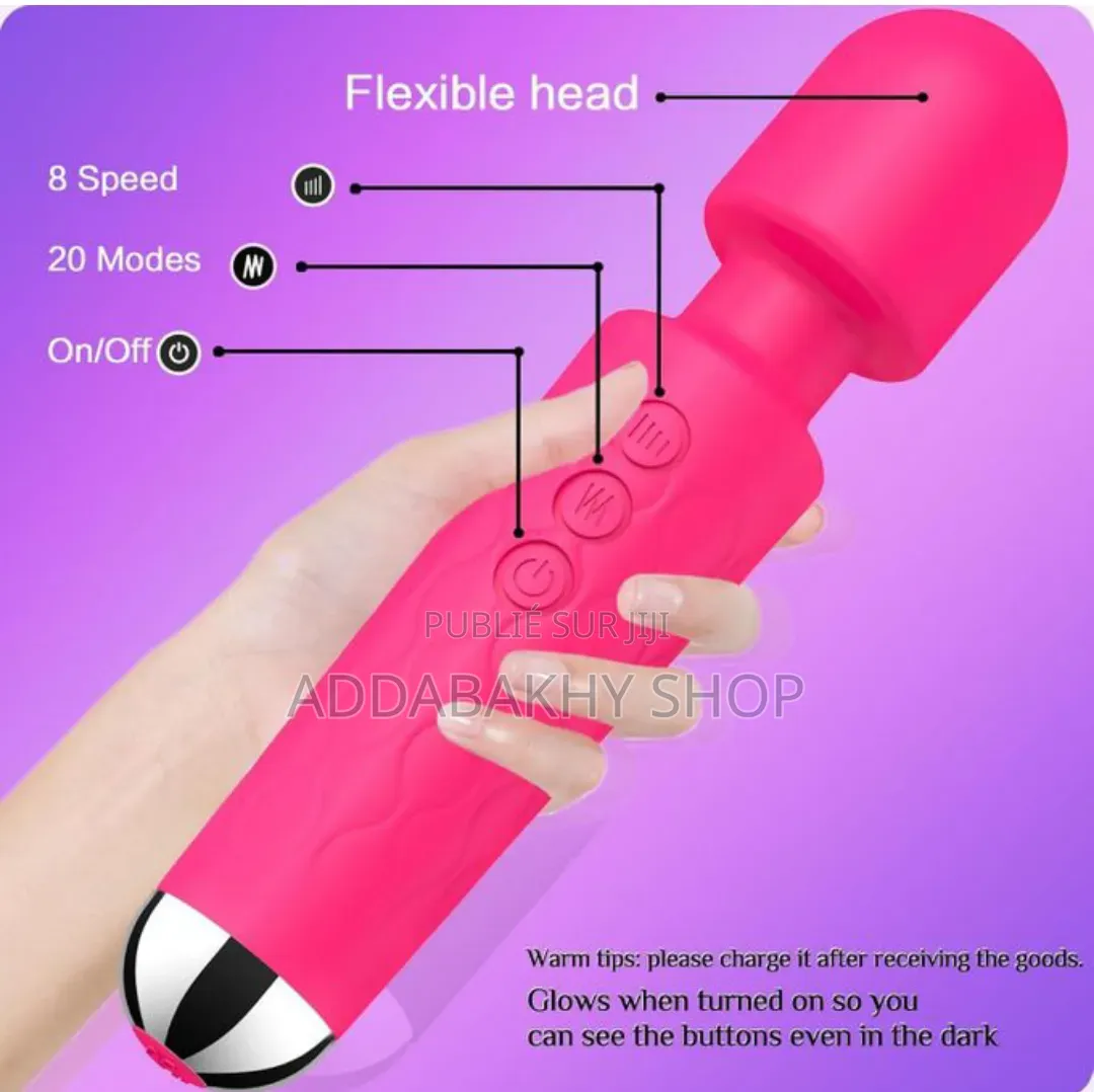 Vibromasseur Femme 20 Vitesses Stimulateur Ajustable Clitoris