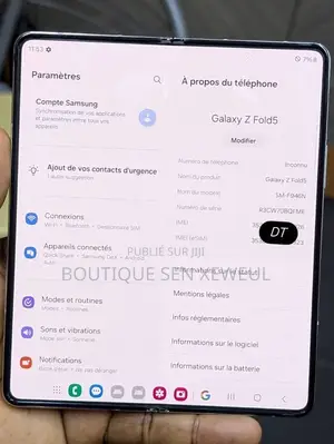 Nouveau Samsung Galaxy Z Fold 5 512 GB Blanc