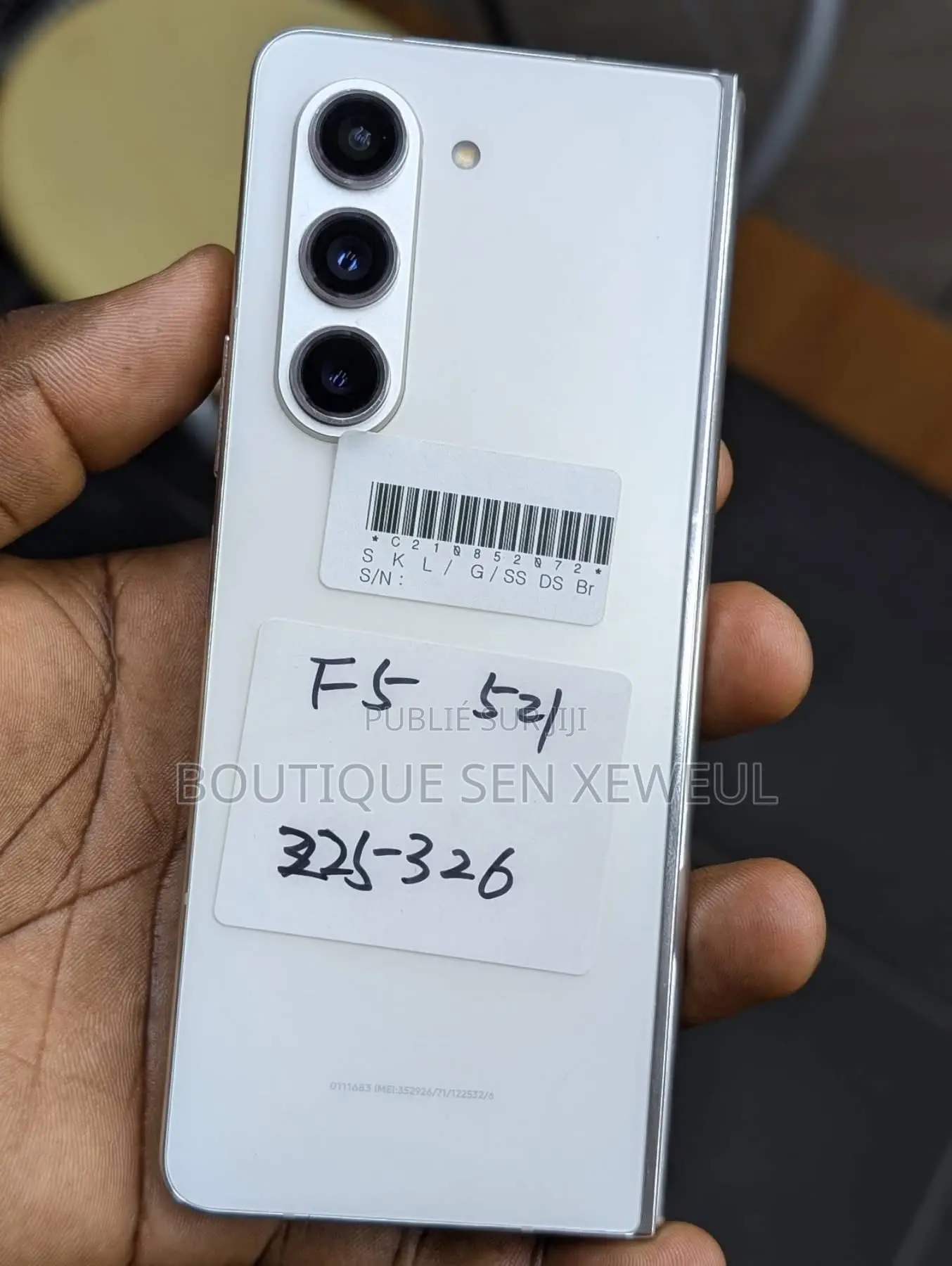 Nouveau Samsung Galaxy Z Fold 5 512 GB Blanc