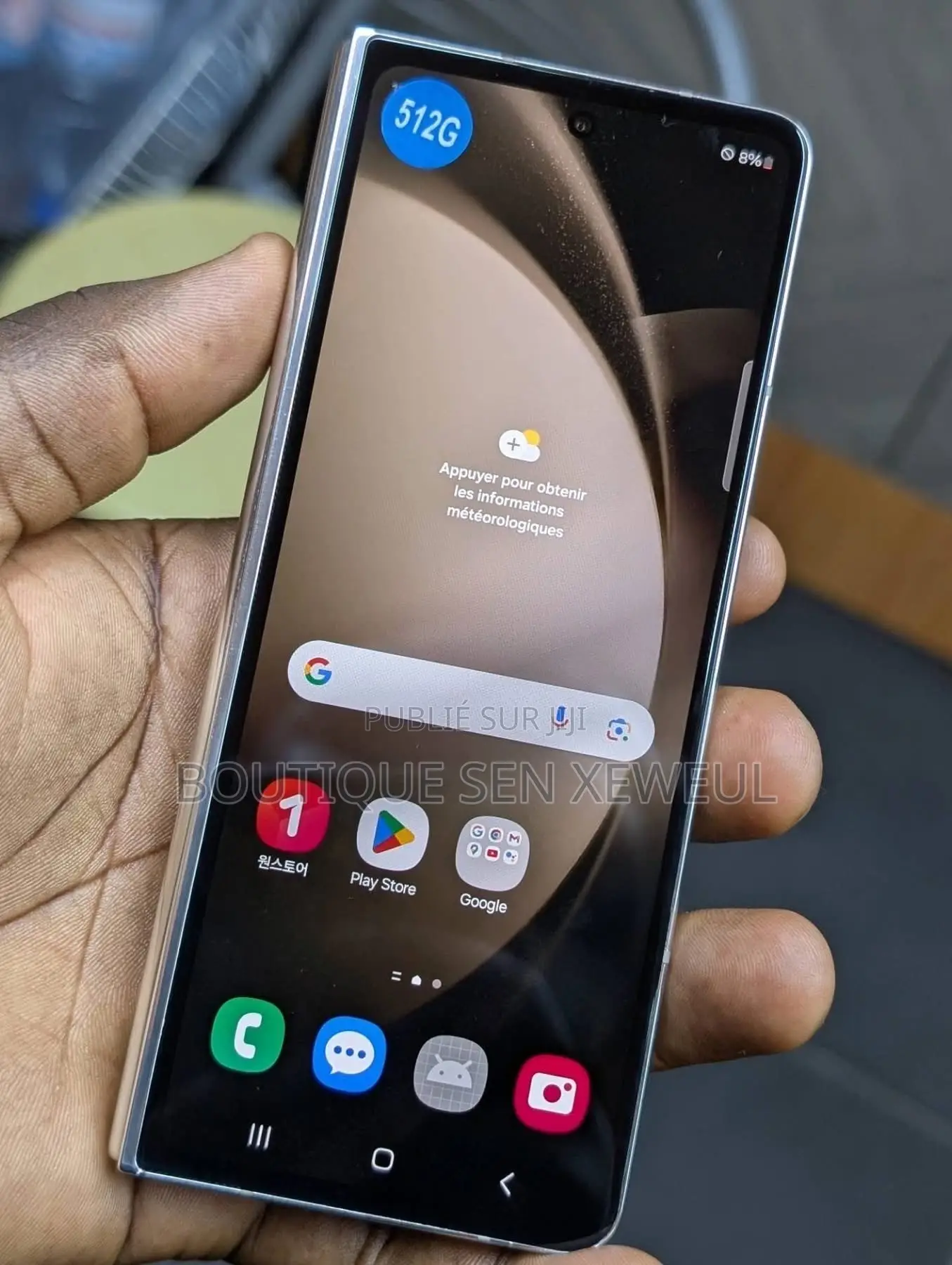 Nouveau Samsung Galaxy Z Fold 5 512 GB Blanc