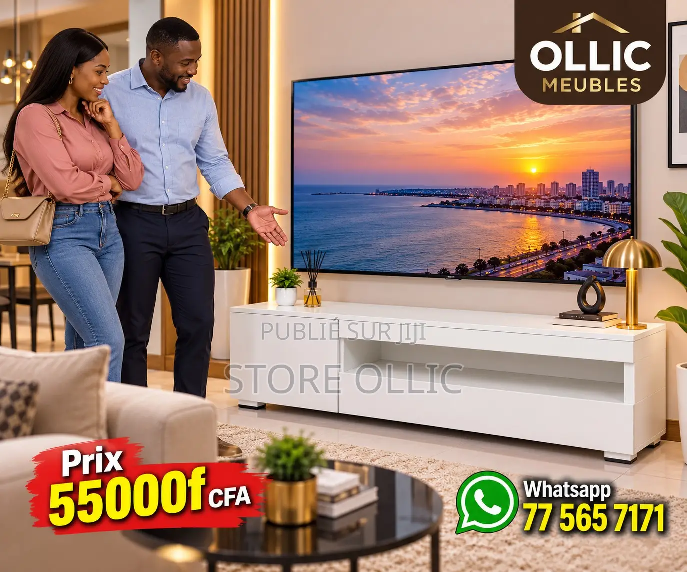 Meuble TV 120 Cm : Enfin La Solution Pour Votre Petit Salon