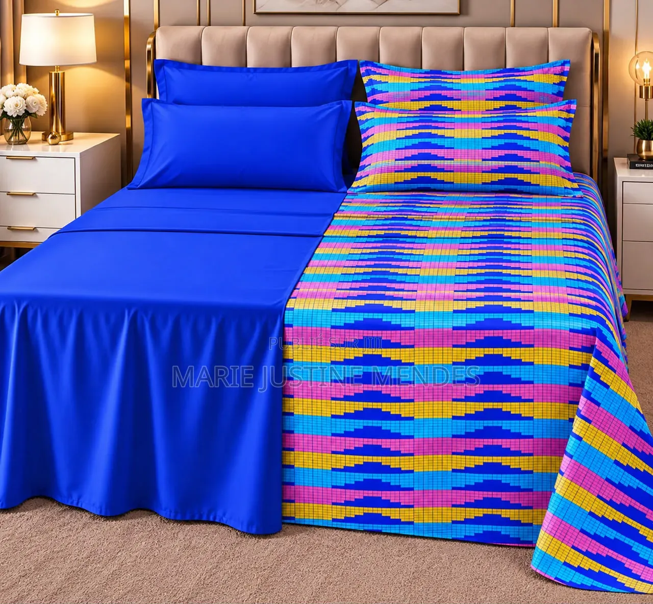 Draps 6 Pièces Motifs Thioub