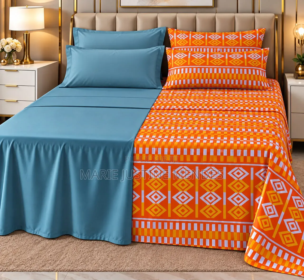 Draps 6 Pièces Motifs Thioub