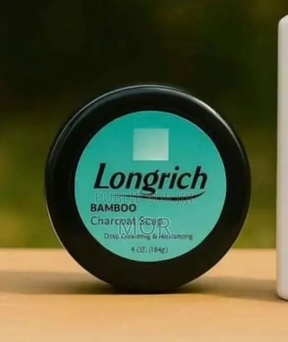 ✨ Savon Noir Au Charbon De Bambou Longrich ✨