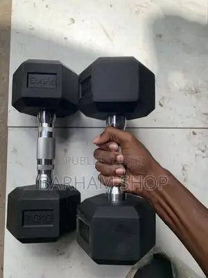 Deux Haltères Hexagonales De 7,5kg