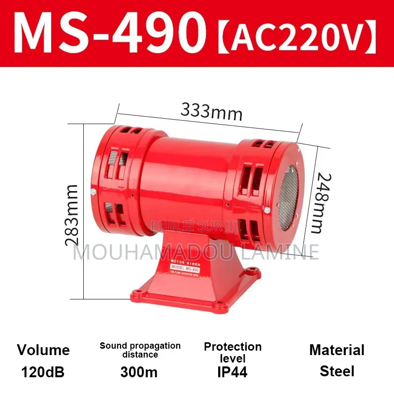 Sirene Industrielle 130db
