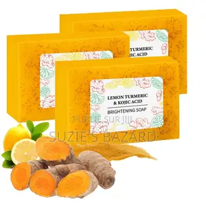 Savon À Base De Curcuma Et d'Acide Kojic
