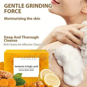 Savon Naturel Soin De La Peau - Curcuma Et Acide Kojic