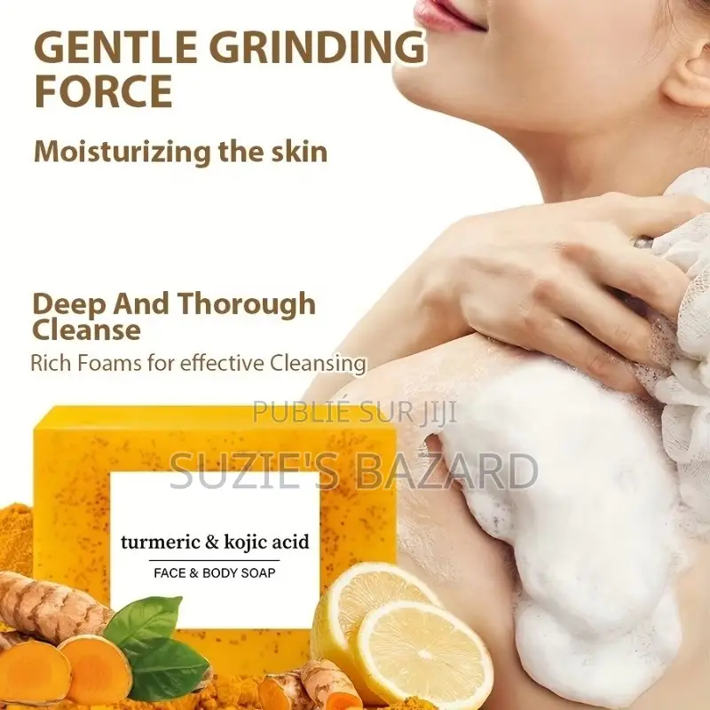 Savon Naturel Soin De La Peau - Curcuma Et Acide Kojic