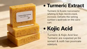 Savon Naturel Soin De La Peau - Curcuma Et Acide Kojic