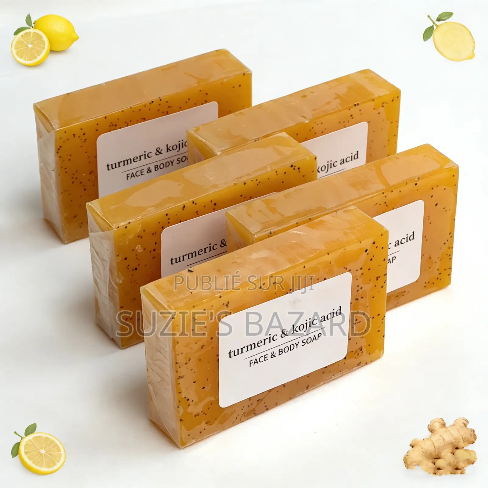 Savon Naturel Soin De La Peau - Curcuma Et Acide Kojic