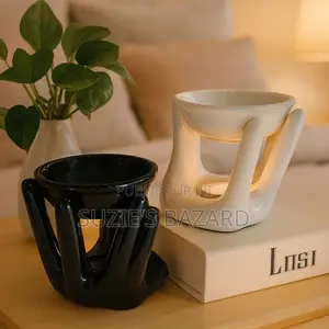 Brûleur d'Encens en Céramique Diffuseur d'Aromathérapie Design «main »