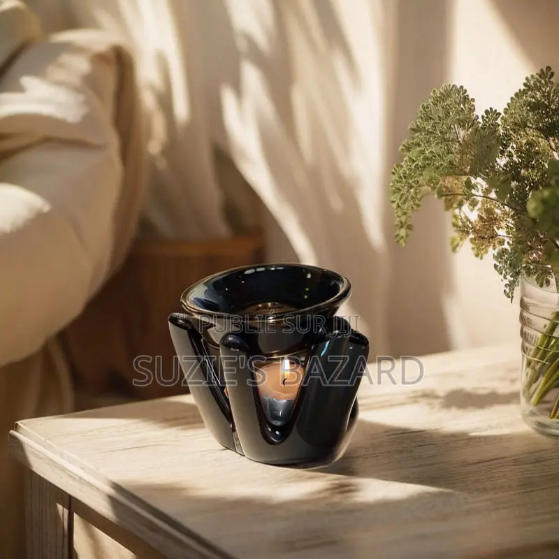 Brûleur d'Encens en Céramique Diffuseur d'Aromathérapie Design «main »