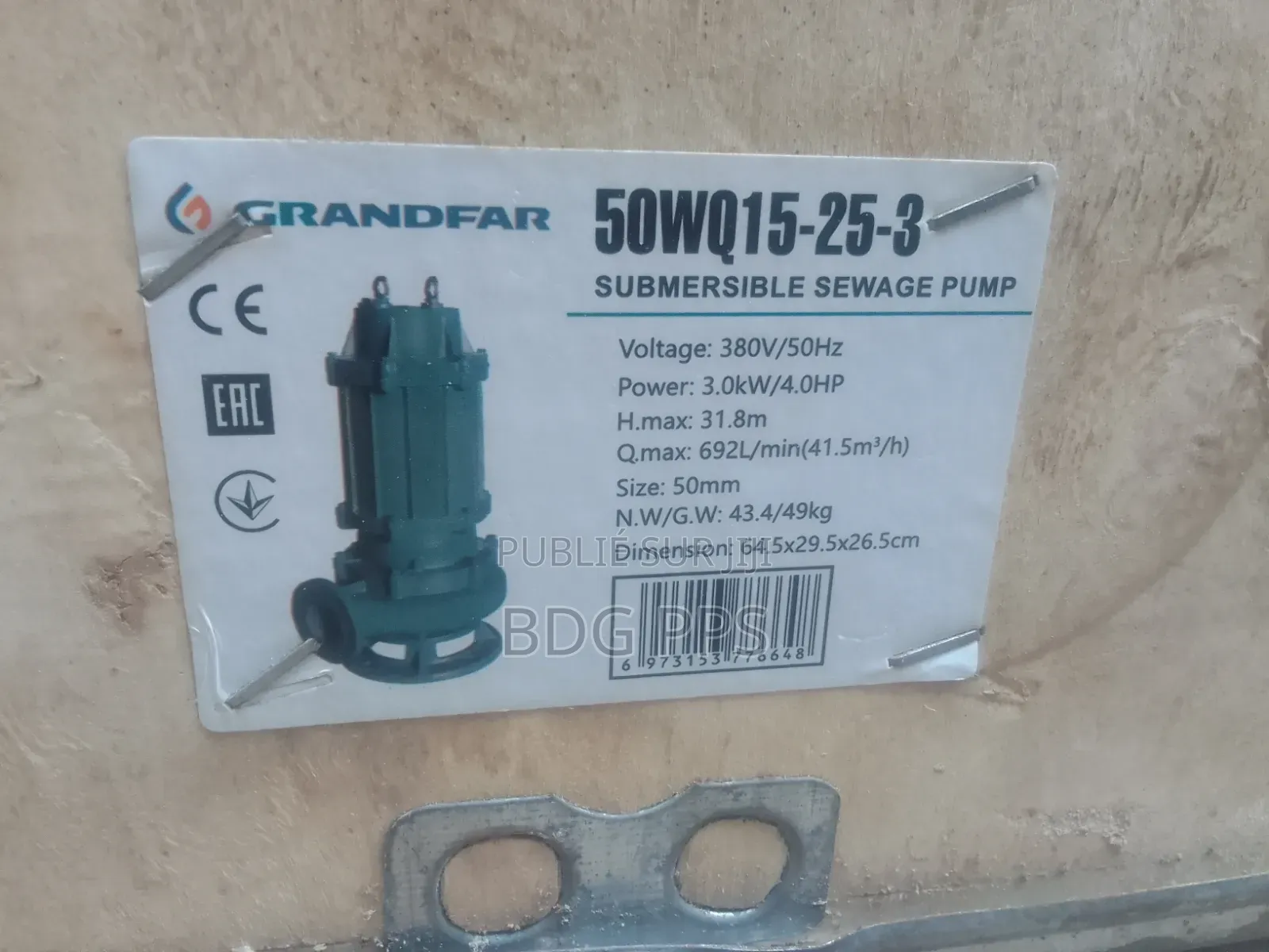 Pompe Submersible Et Supresseur