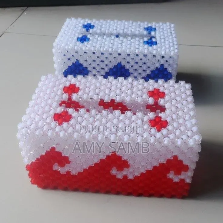 Porte Mouchoirs en Perle Fait Main