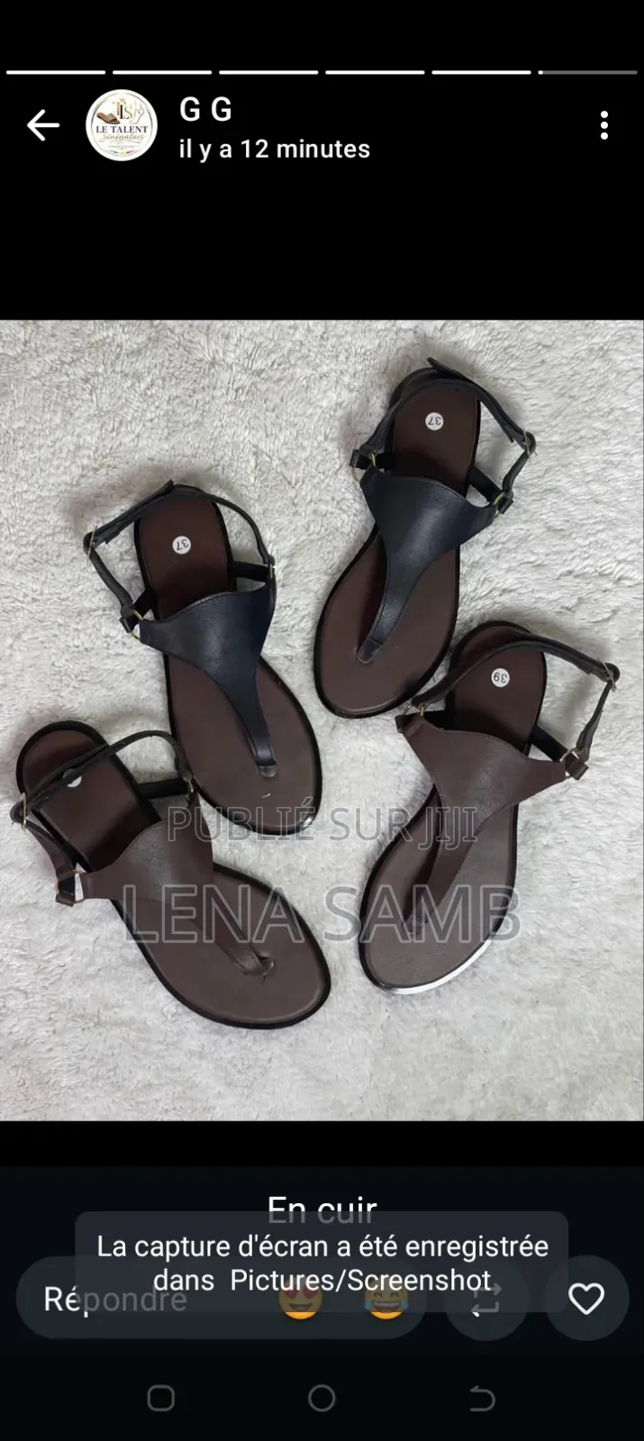 Chaussures Cuir 100%