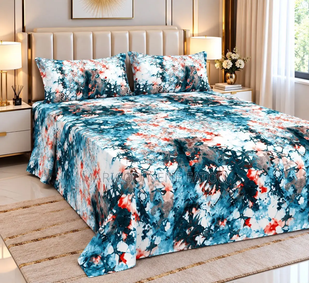 2 Draps De Lits Et 4 Oreillers