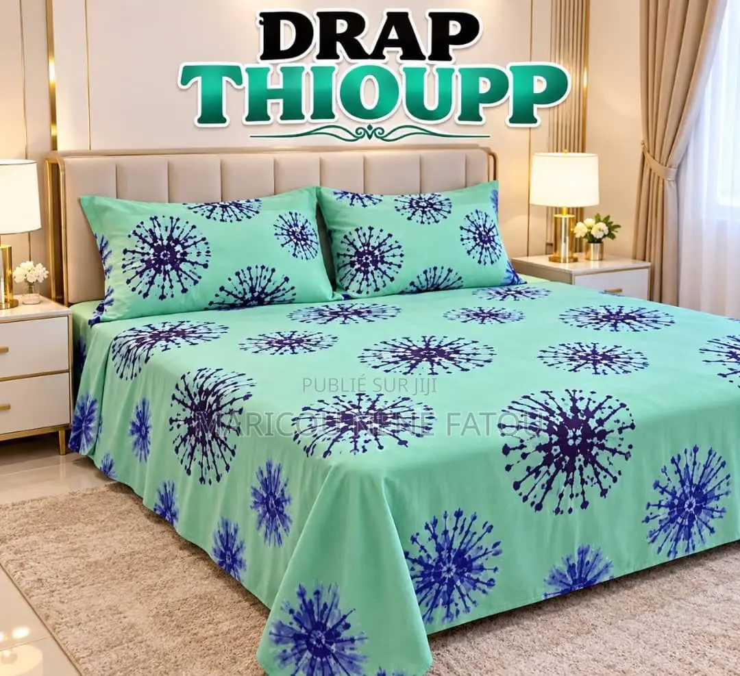 2 Draps De Lits Et 4 Oreillers
