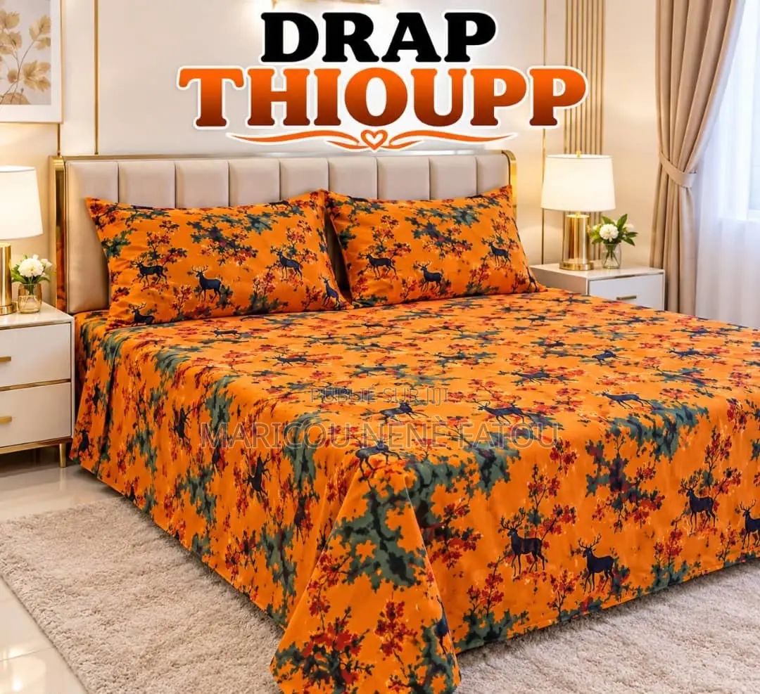 2 Draps De Lits Et 4 Oreillers