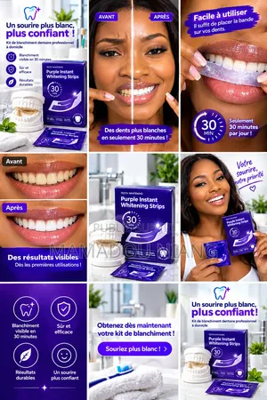 Kit, Bande De Blanchiment Dentaire Ultra Efficace.