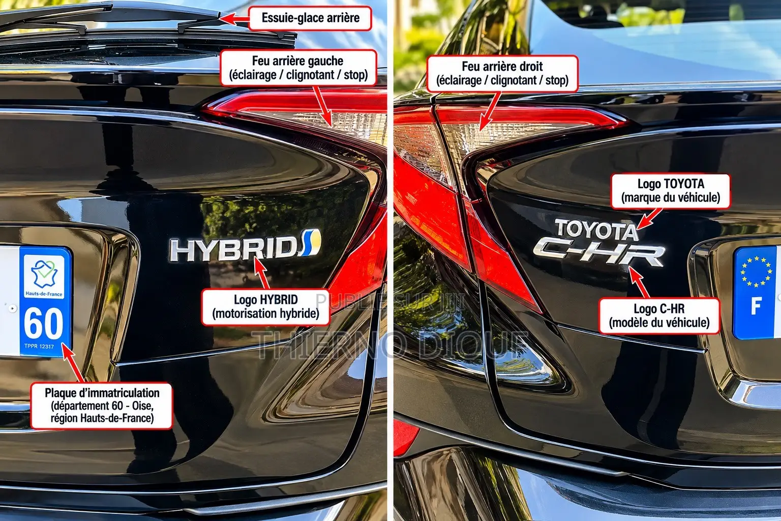 Toyota C-HR 2022 Noir