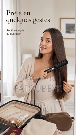 Une Peigne Cheveux Électrique Facile À Utiliser