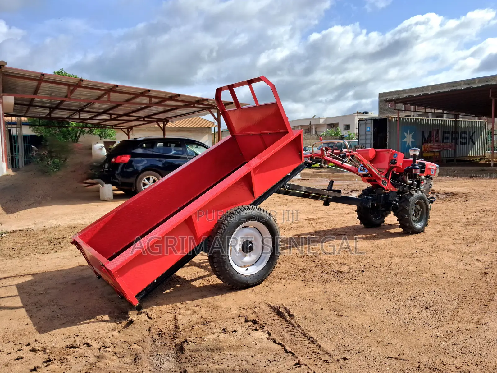 Motoculteur MASSIVE MT-22 Avec Remorque