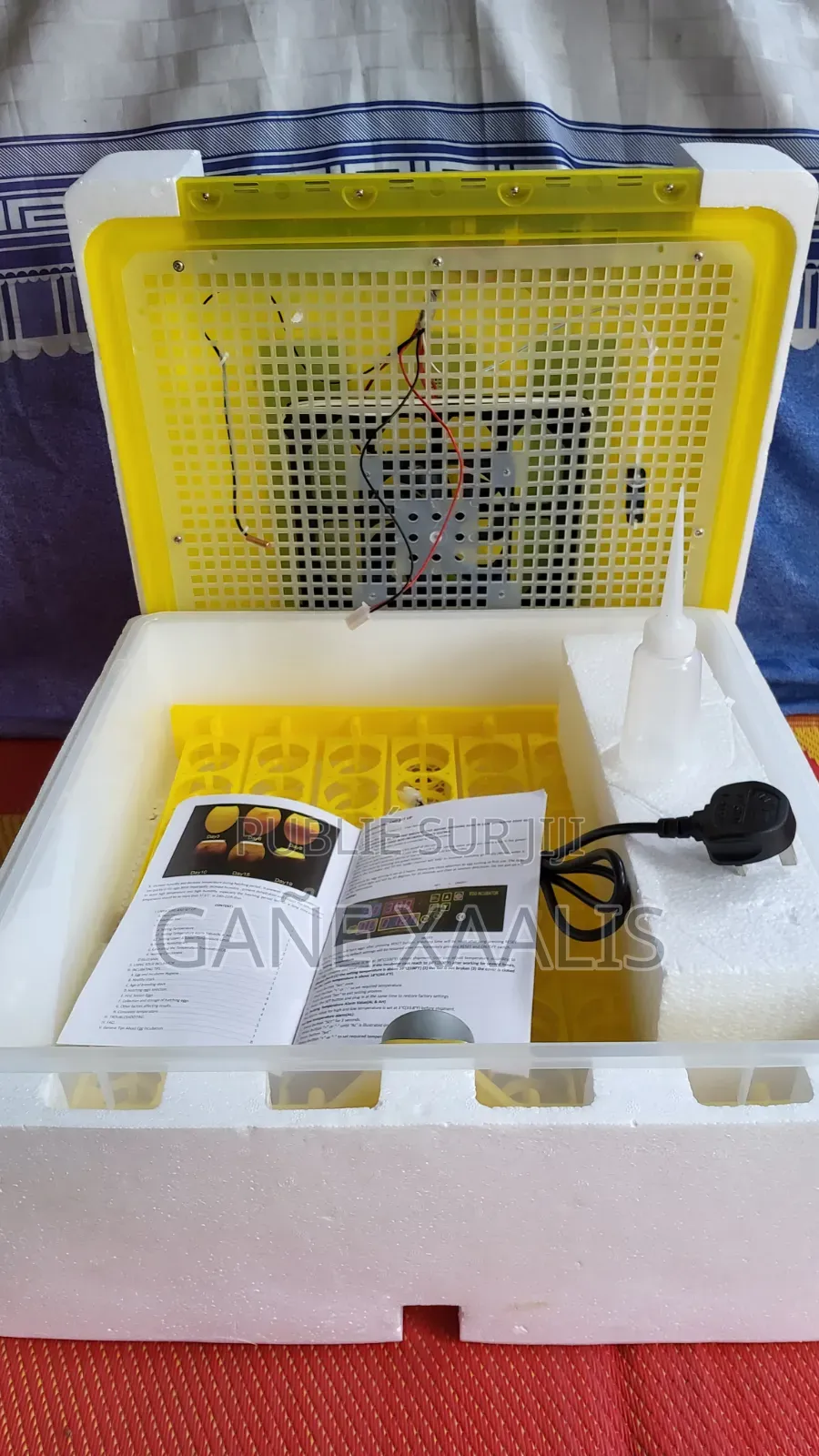 Couveuse Automatique 56 Œufs – 80W – Température & Humidité