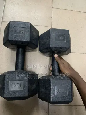 Paire D Halteres Hexagonales 10kg (20kg Total) Musculation⁠