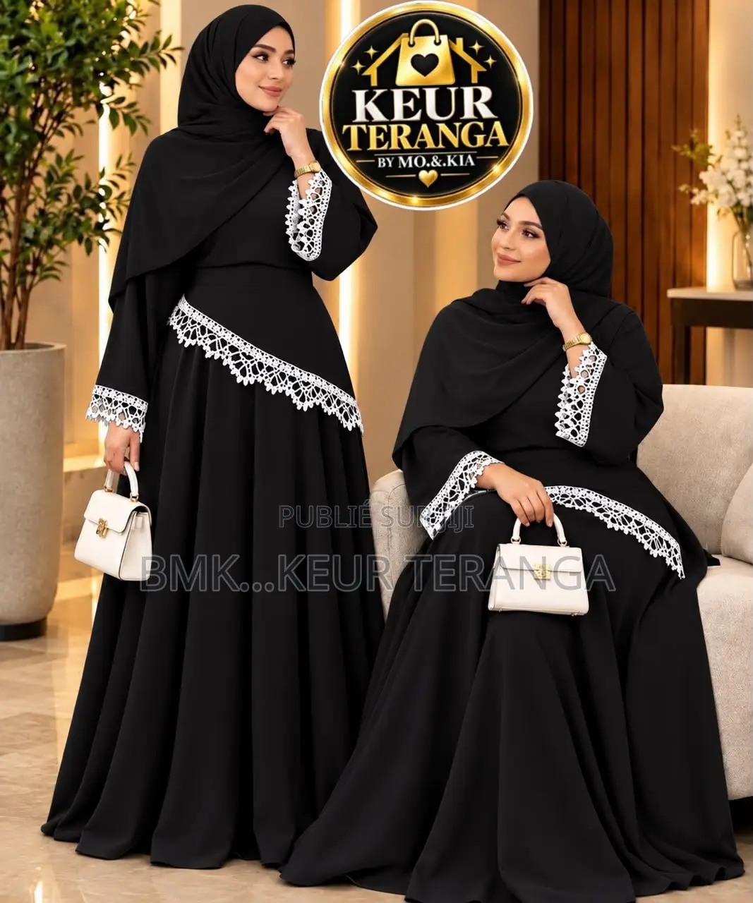 Abaya Longue Évasée
