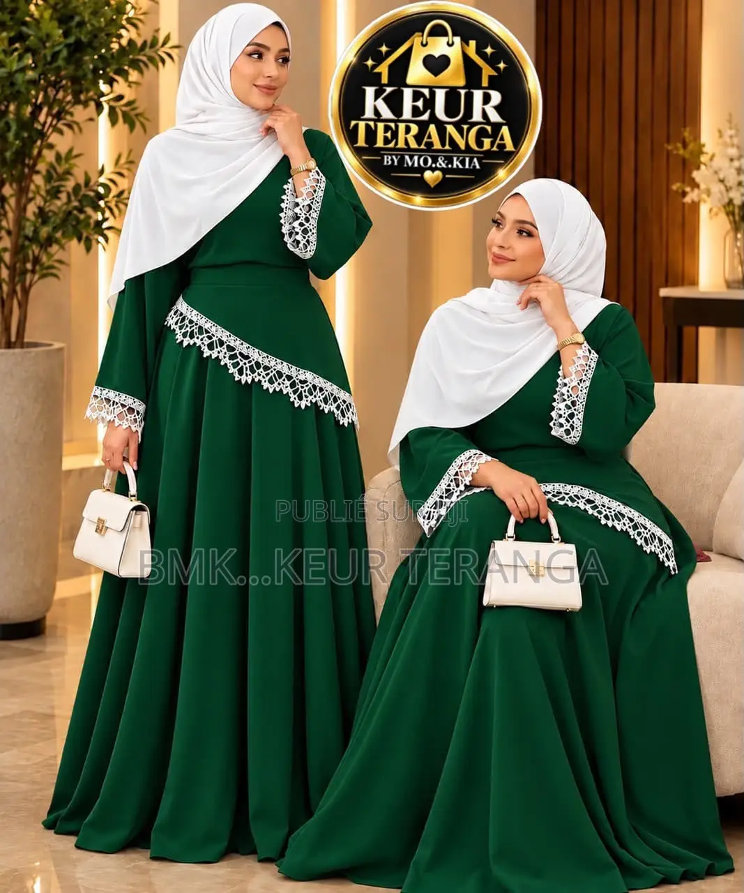 Abaya Longue Évasée