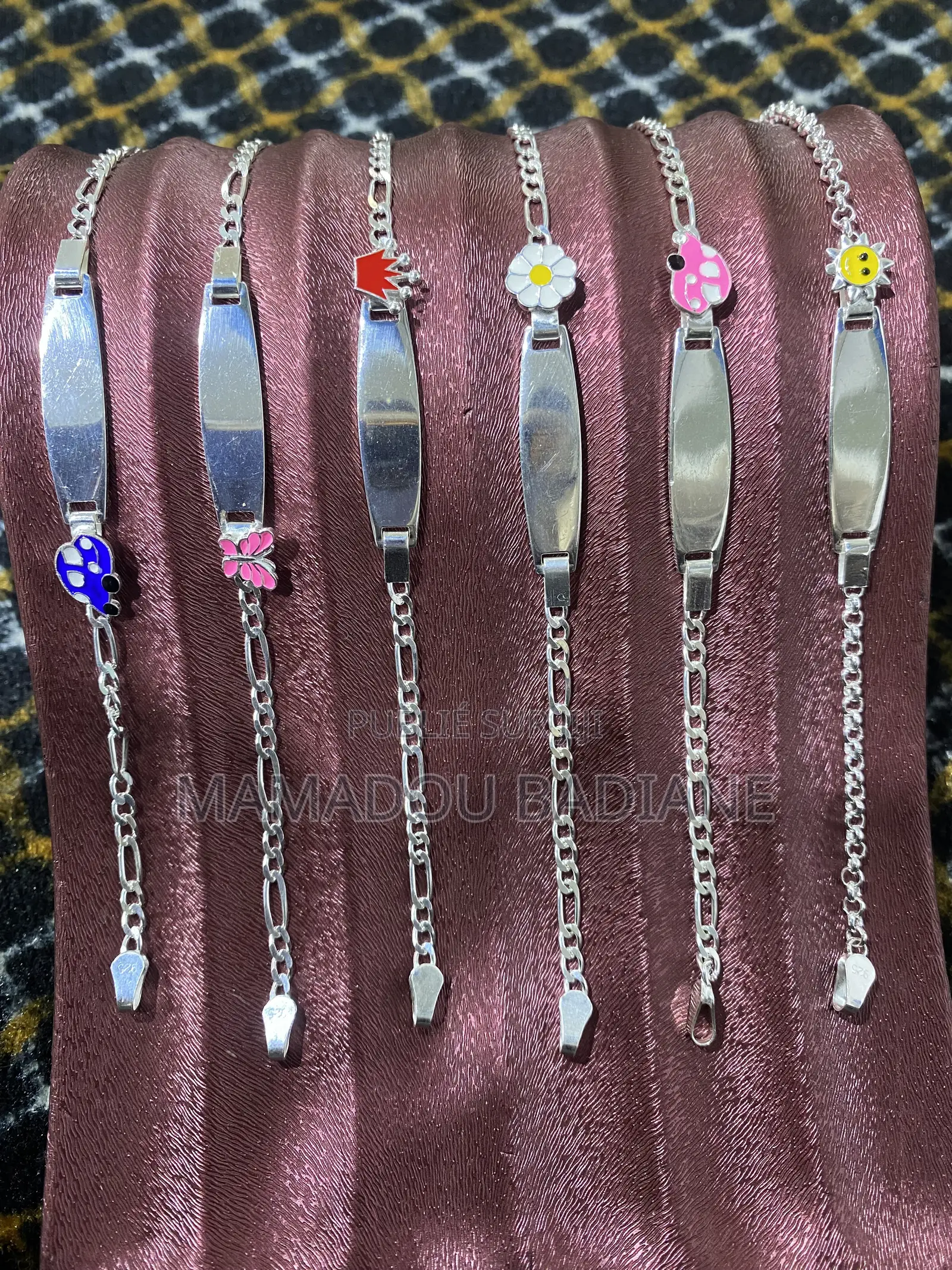 Bracelet en Argent Pour Enfants Importés
