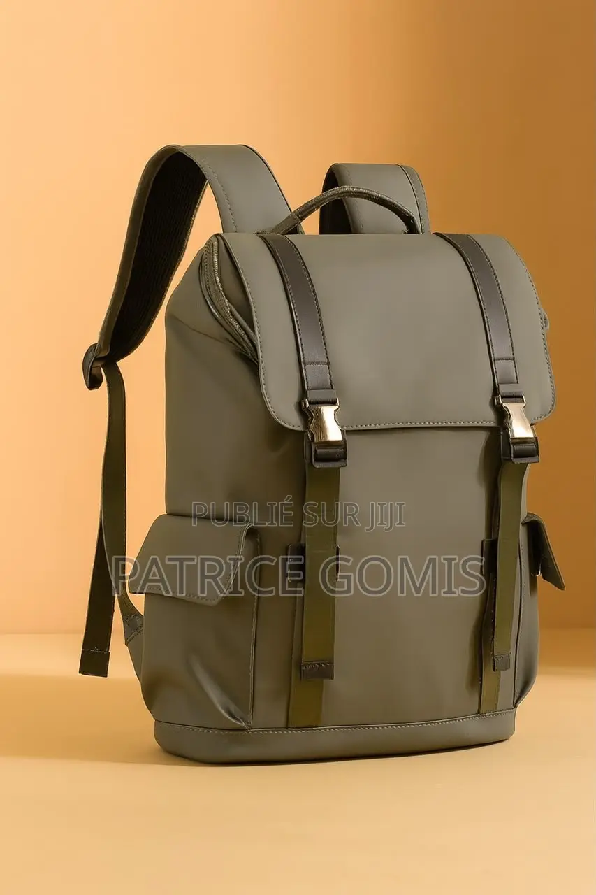 Sac À Dos Multifonction en Cuir Élégant Et Robuste