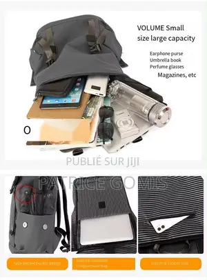 Sac À Dos Multifonction en Cuir Élégant Et Robuste