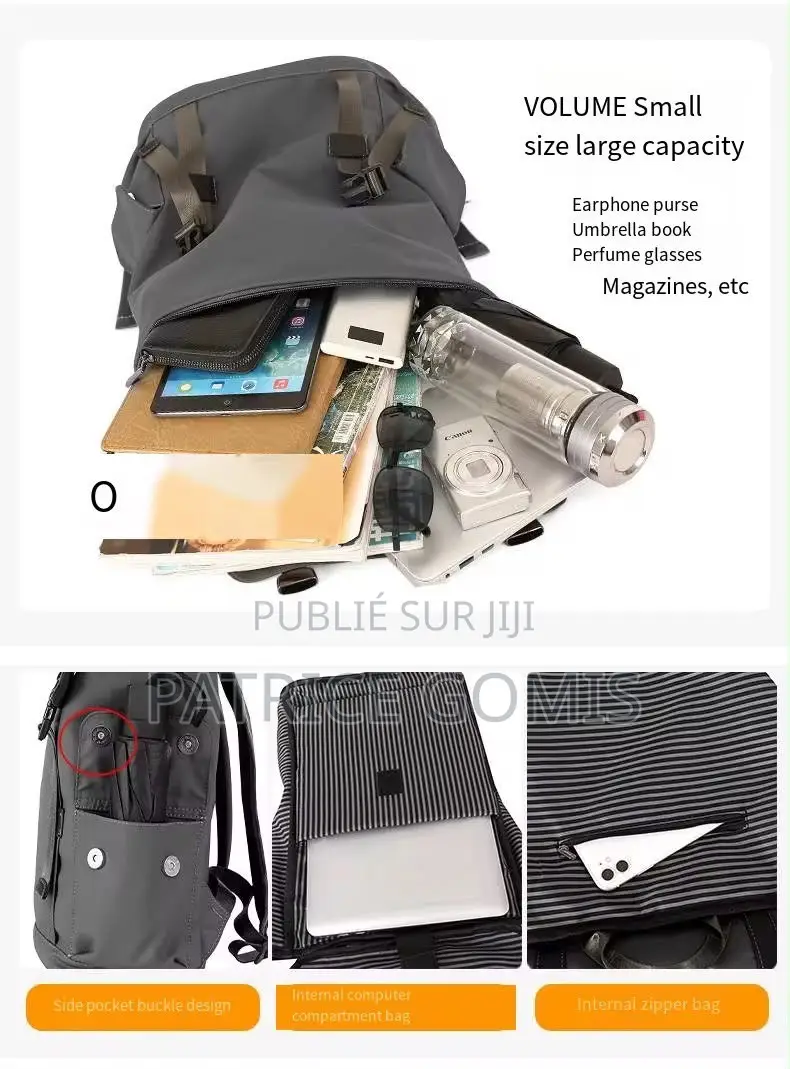 Sac À Dos Multifonction en Cuir Élégant Et Robuste
